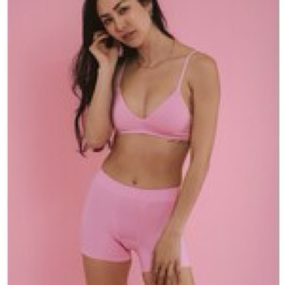 Huha Mid Boxer mineral underwear shorts - Candy Pink Large